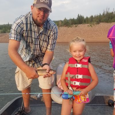 Fishing In Meeks Cabin Reservoir