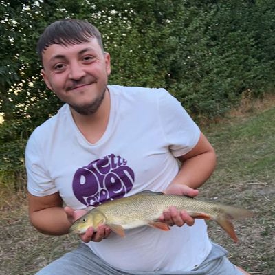 Recently caught Common barbel