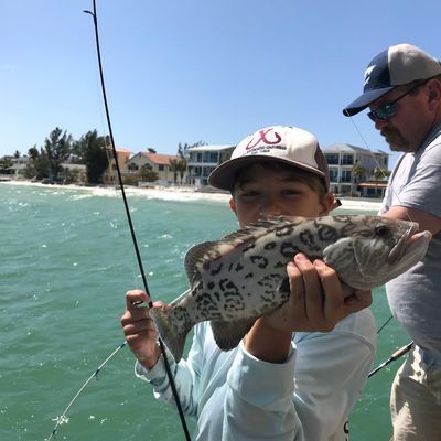 rod and reel pier fishing